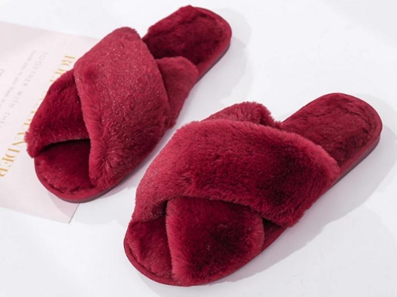 Crazy Lady Fluffy Slippers for modern 40th anniversary gift