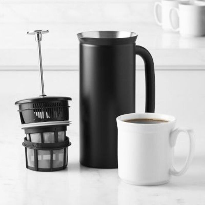 Travel coffee press for outdoor lovers