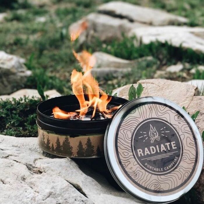 Portable campfire for outdoorsy women