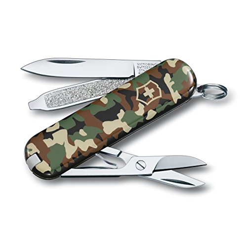 Camping Gifts For Him - Camo Design Swiss Army Classic Sd Pocket Knife