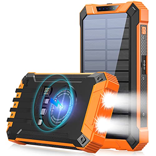 Camping gifts for him - Solar Power Bank 36000mAh