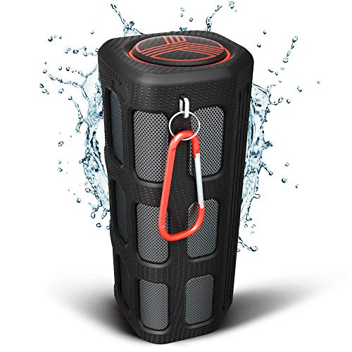 camping gift ideas for him - Waterproof Bluetooth Portable Stereo Shockproof Speaker