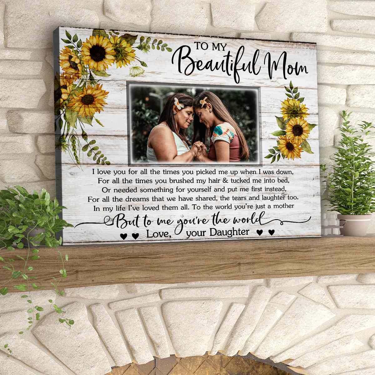 Meaningful Mother's Day Personalized Gift Mom Who Has Everything Canvas -  Oh Canvas