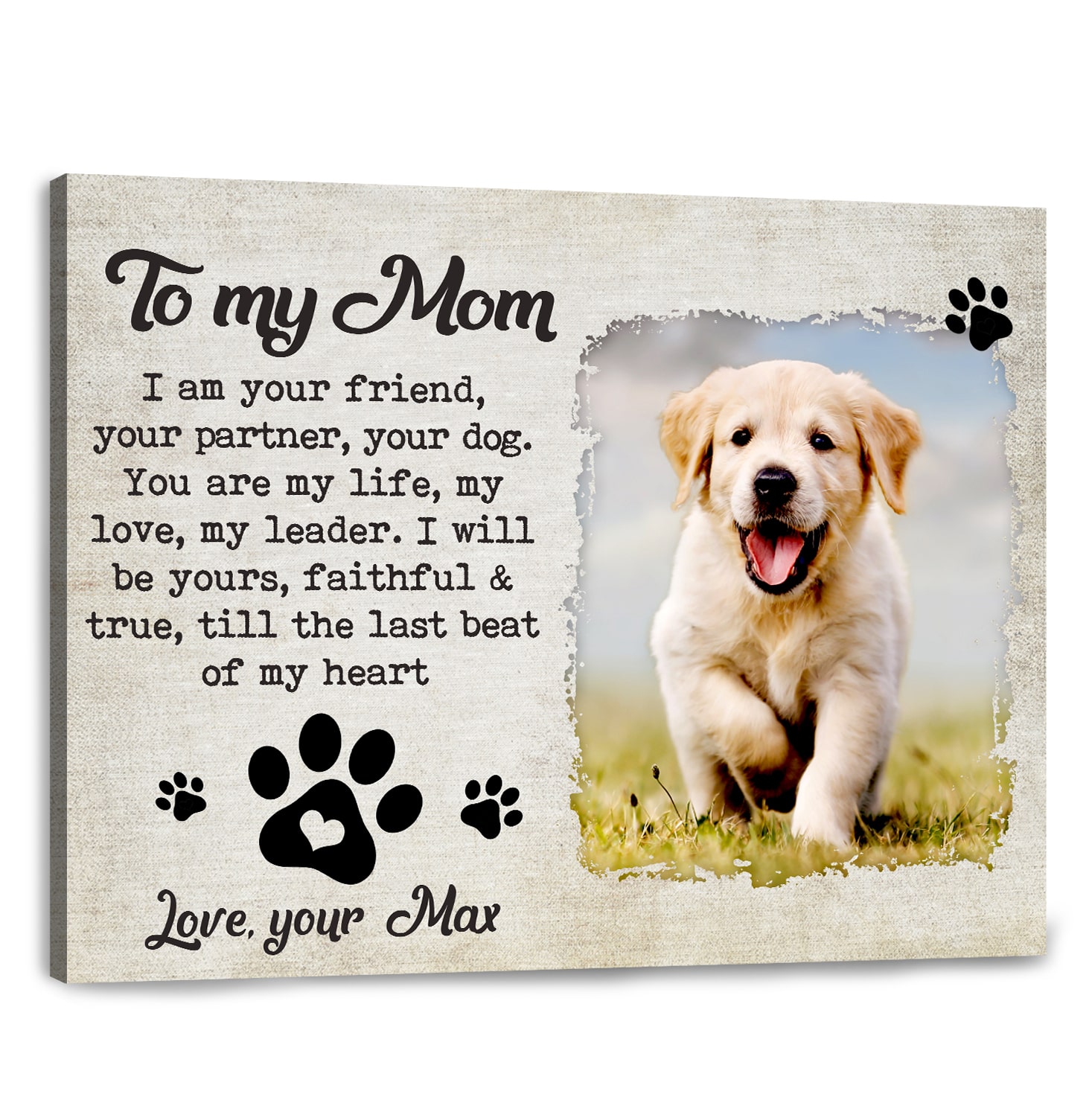 dog mom mothers day gift I am your friend your partner 02