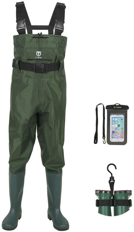 Best gifts for fisherman - Fishing Waders with Boot Hangers