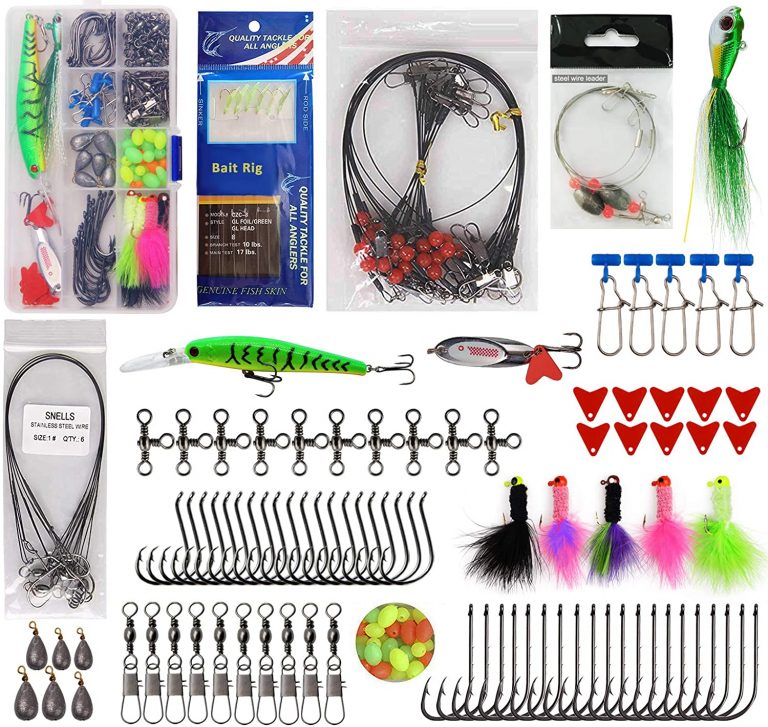 Best gifts for fisherman - 150pc Saltwater Fishing Lure Kit