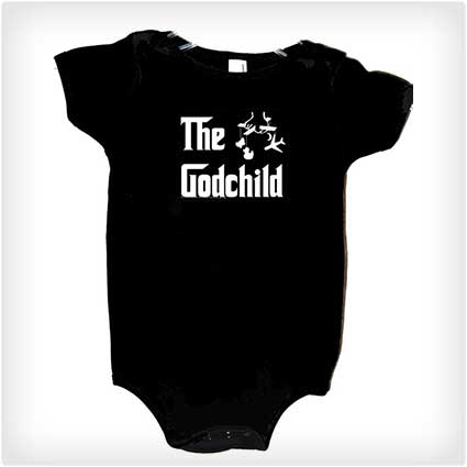 Baptism Gifts For Son - The Godchild Babysuit