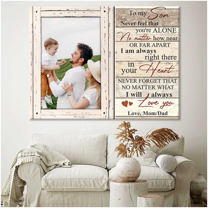 Baptism gifts for son - Baptism Blessing Canvas