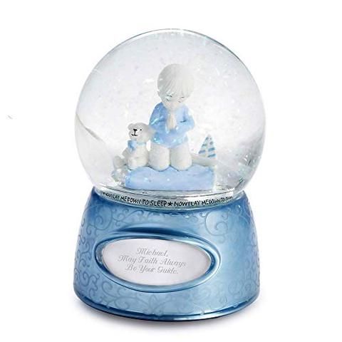  Baptism Gifts For Boys - Things Remembered Personalized Praying Boy Musical Snow Globe With Engraving Included