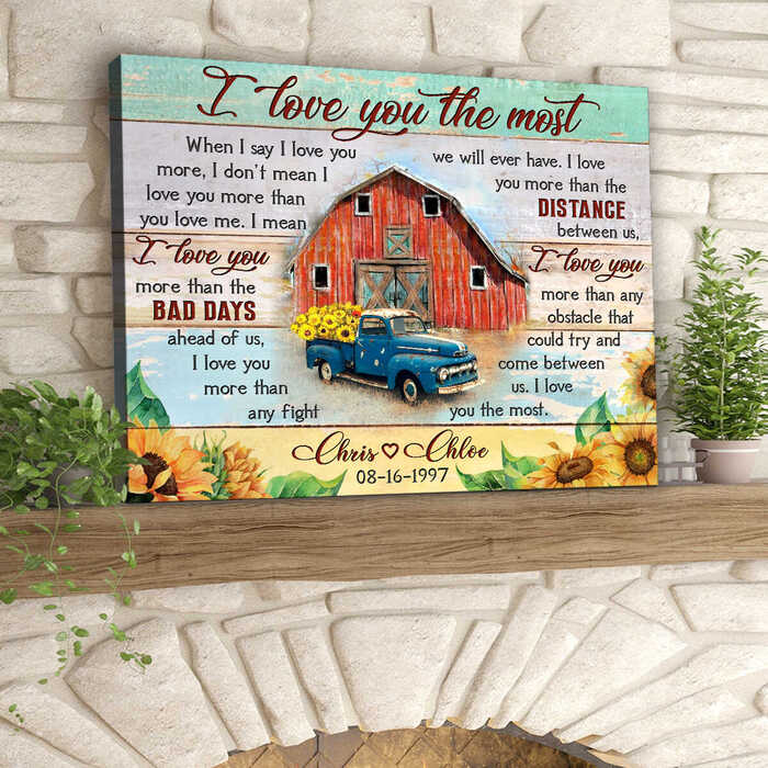 Custom canvas: Cute I'm sorry gifts for girlfriend