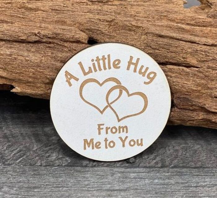 A little hug for my Bestie Pocket Hug, Bestie Hug Token, Gift for best  friend, Special Friend gift , Send a cuddle, Pocket hugs