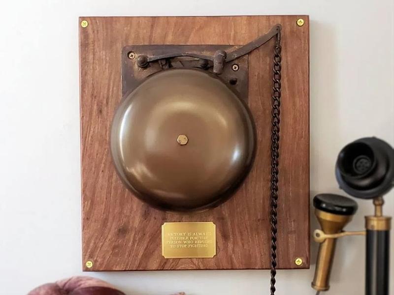 Classic Brass Boxing Bell For 21St Anniversary Traditional Gift 