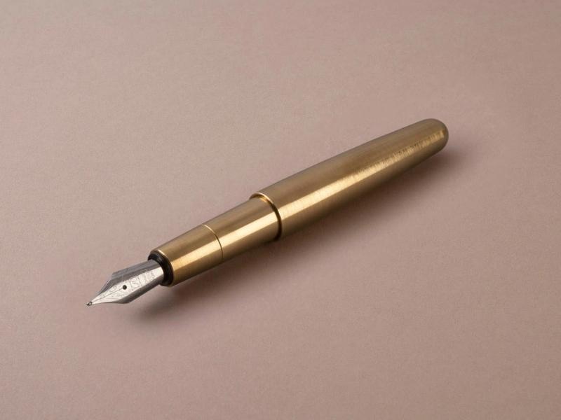 Brass Fountain Pen For The 21St Anniversary Gift