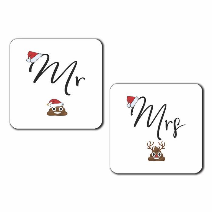 Hilarious Couples Coaster - Gag Gift For Groom. 