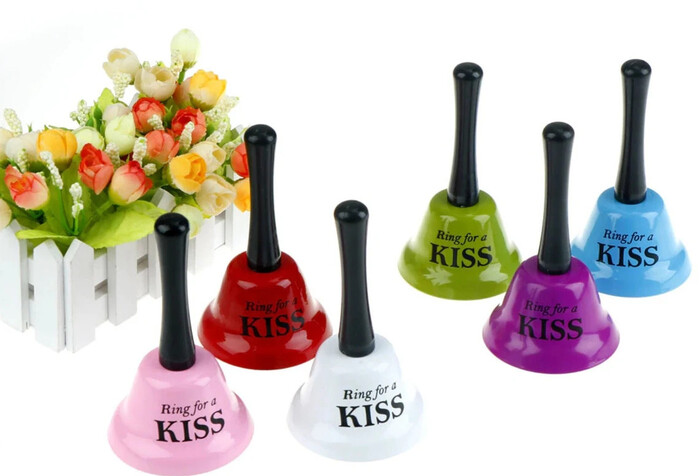 Ring For Kiss Bell - funny gifts for groom on wedding day. 