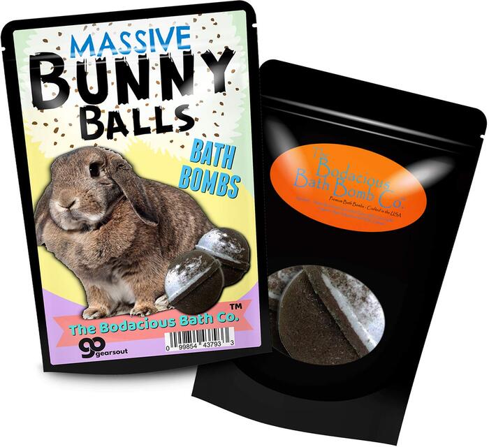 Bunny Balls Bath Bombs - Funny Gifts For Groom On Wedding Day.