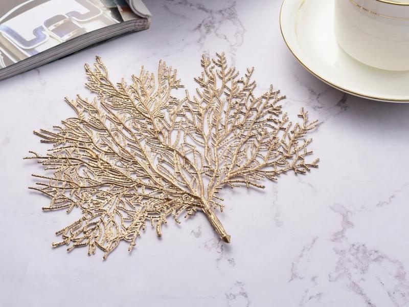 Unique Coral-Shaped Coasters for 35th anniversary decoration ideas