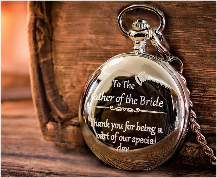 Pocket Watch - wedding gift for father of the bride