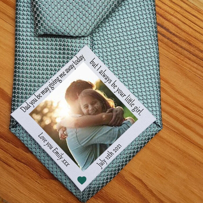 Customized Tie - wedding gift for father of the bride.