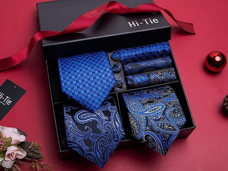 Versatile Tie Gift Set - 12 Year Anniversary Gift For Him