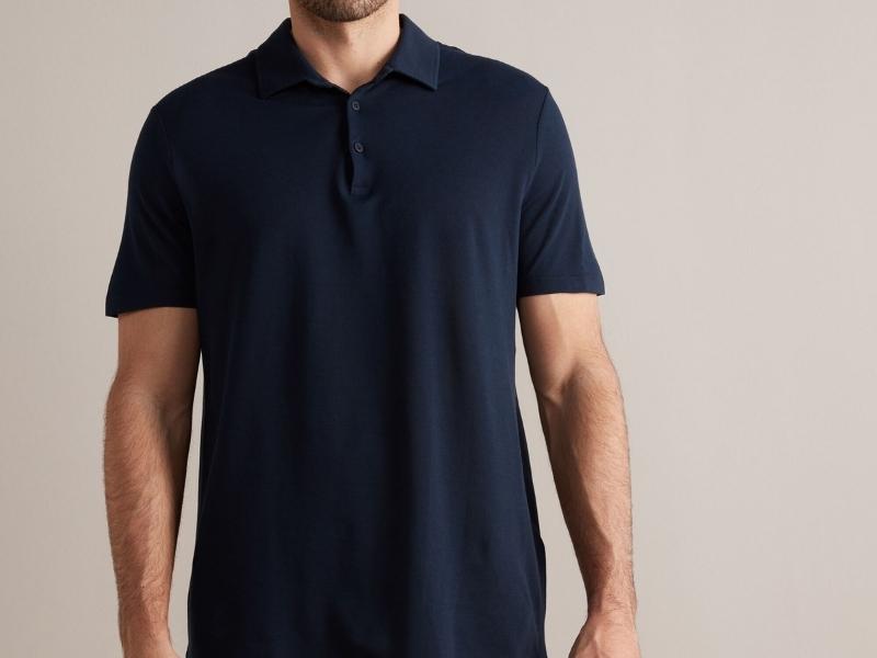 Silk Polo Shirt for the twelfth anniversary traditional gift