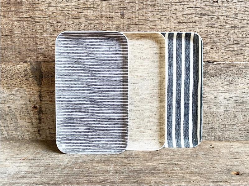 Linen Catchall Tray for the traditional 12 year anniversary gift