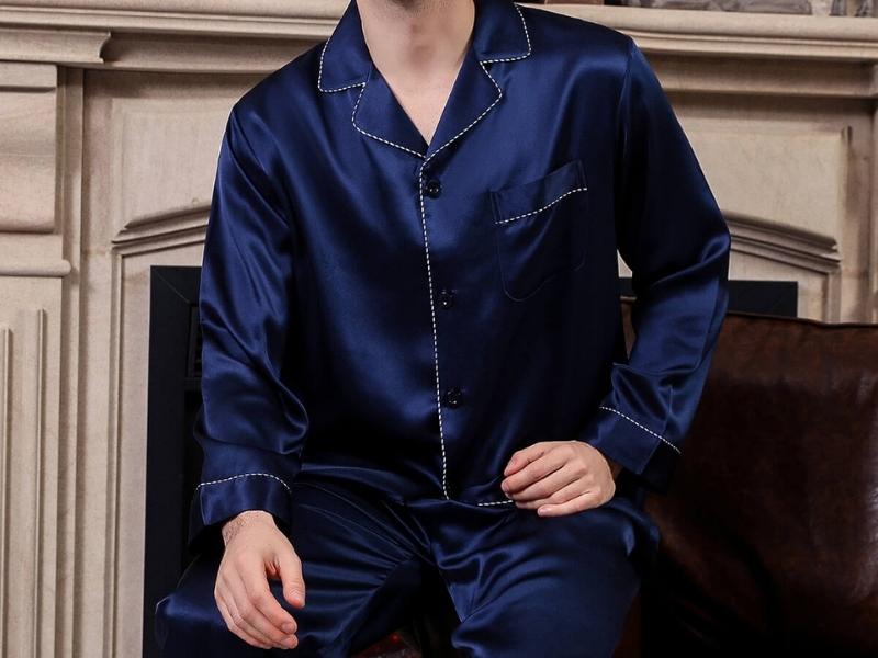 Silk Loungewear Set for the 12th wedding anniversary gift for him