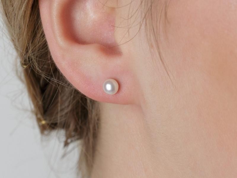 Classic Pearl Stud Earrings For The Modern 12 Year Anniversary Gift