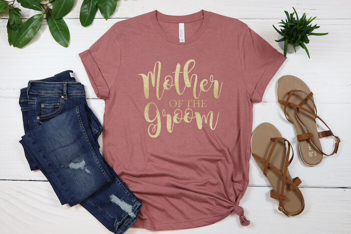 Mother Of The Groom Gift T-Shirt - Gifts For Mother Of The Groom From Bride. 