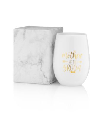 Fancy Wine Glass - wedding gift for mother of groom. 
