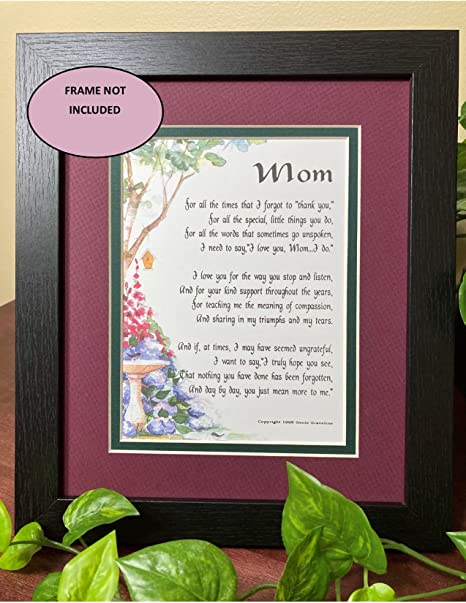 Mother’s day gifts for wife - Mother’s Day Poem