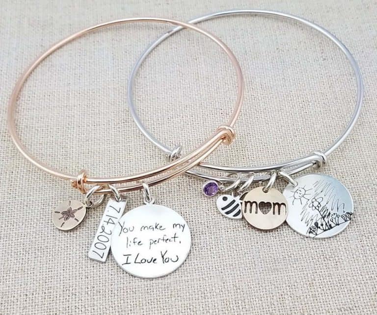 Mother’s day gifts for wife - Custom Handwriting Bracelet