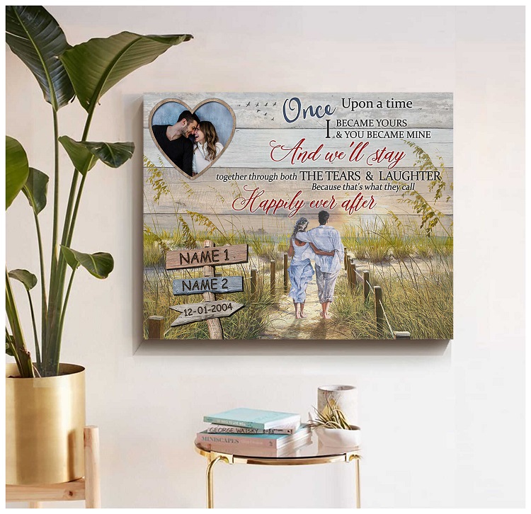Mother’s day gifts for wife - Custom Photo Canvas Print