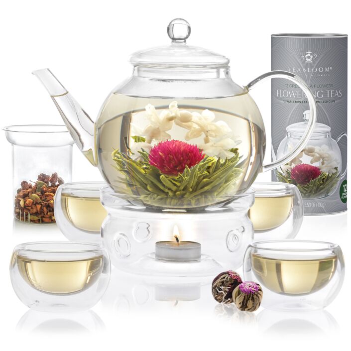 Mother's day gift ideas for wife - Blooming Tea Gift Set