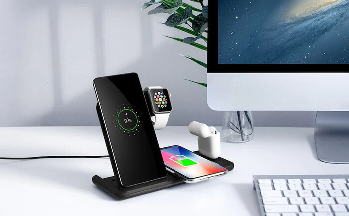 Wireless Charger Stand - gift for father of the groom.