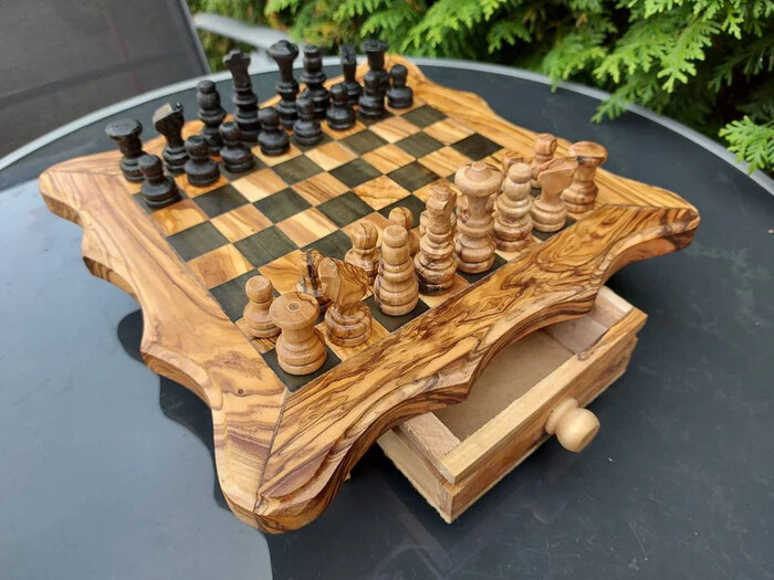 Custom Chess Sets - Father Of The Groom Gifts From Bride. 