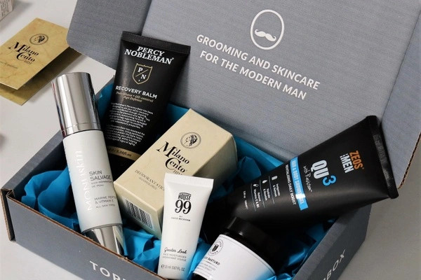 Skincare Gift Box - gift for father of the groom from bride. 