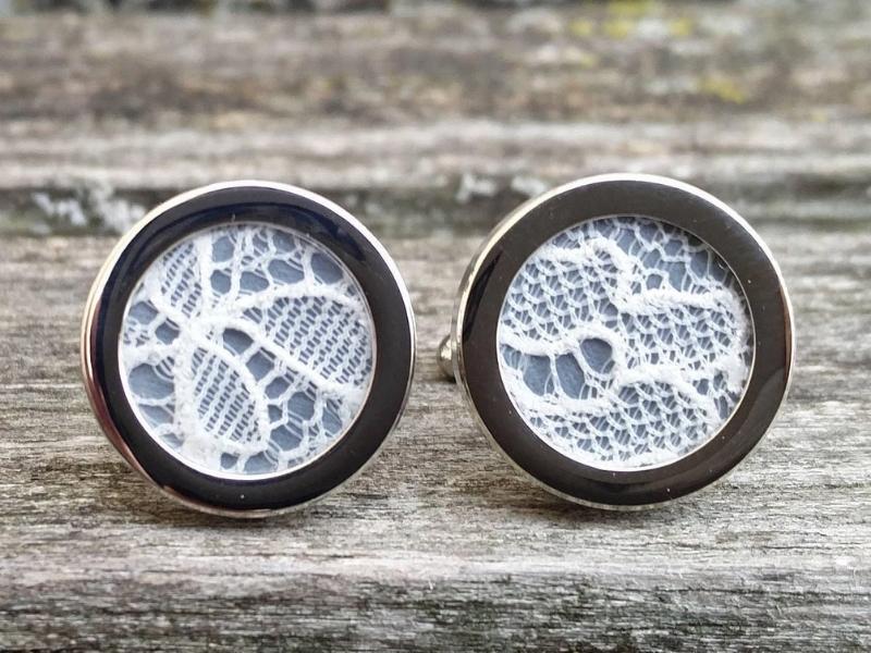 Lace Cufflinks For The Lace Anniversary Gifts For Him