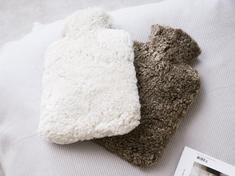 Sheepskin Hot Water Bottle for the 13th wedding anniversary gift him