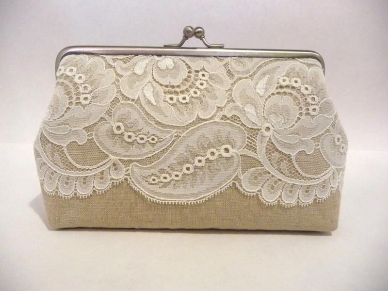 Lace Clutch For The 13Th Wedding Anniversary Gift For Her