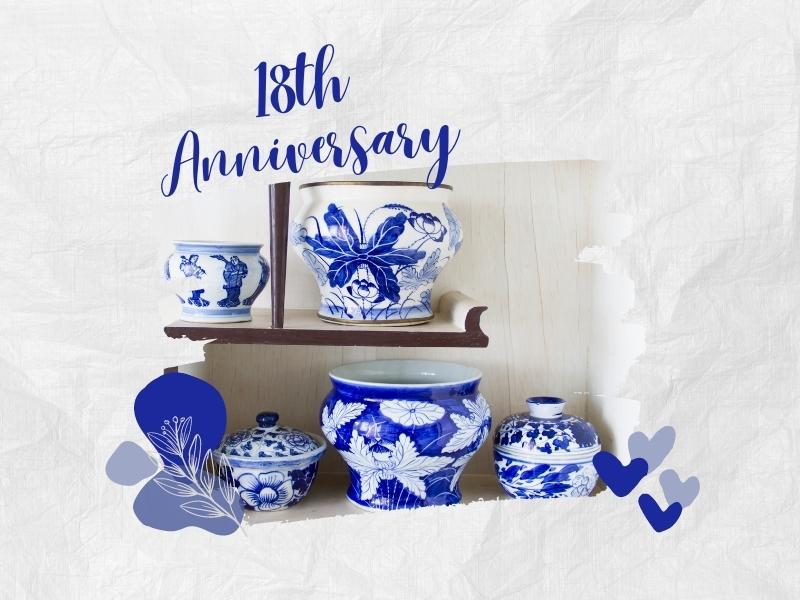 Porcelain anniversary store gifts for him