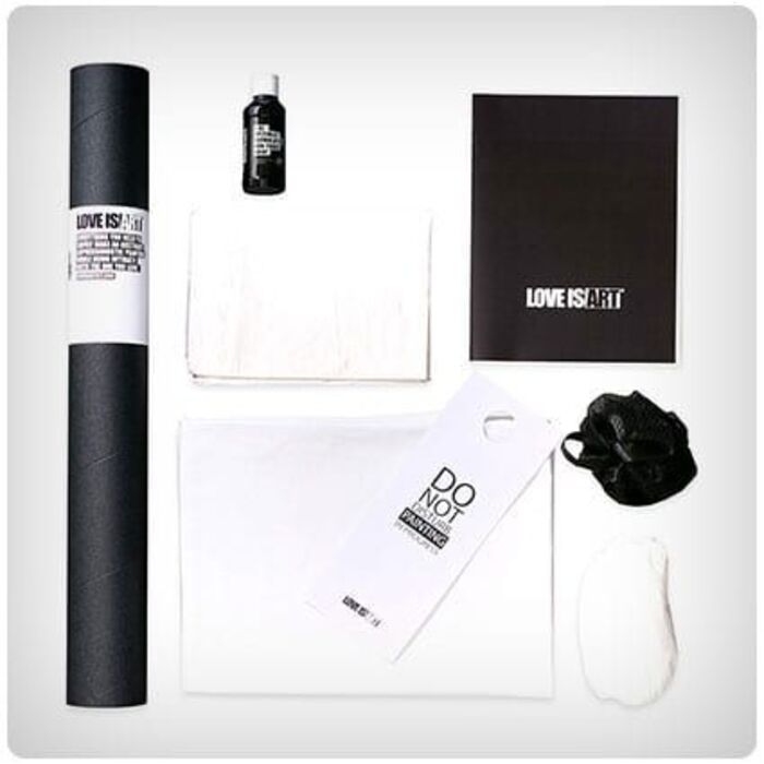Love is art kit: sexy gift for couples