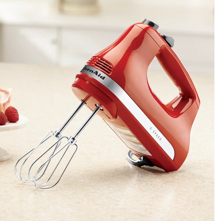 Mother's day gifts for new moms -KitchenAid Five-Speed Hand Mixer