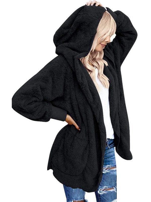 Open Hooded Cardigan