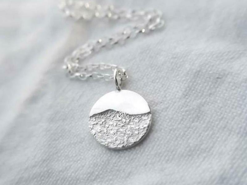 Dainty Pendant Necklace as couple's 25th anniversary gift to your love