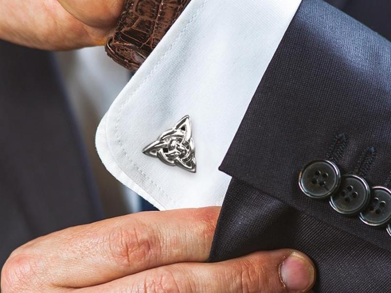 Silver Cufflinks For The 25Th Anniversary Gift To Warm Your Husband'S Heart