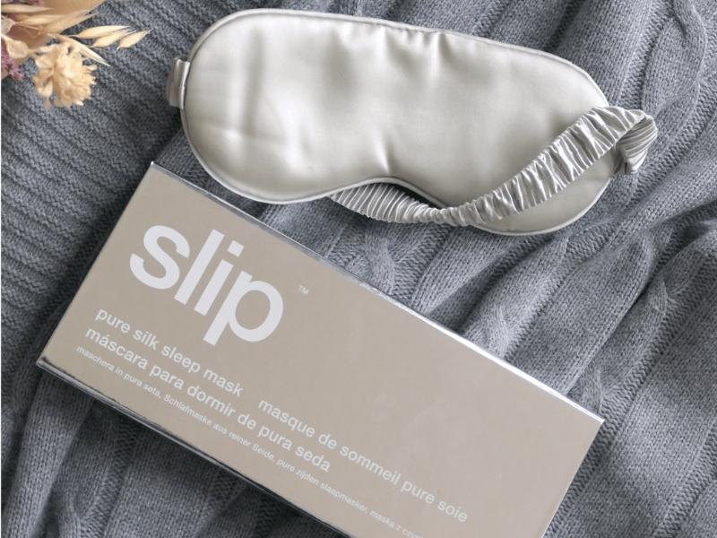 Slip Pure Silk Sleep Mask in Silver 