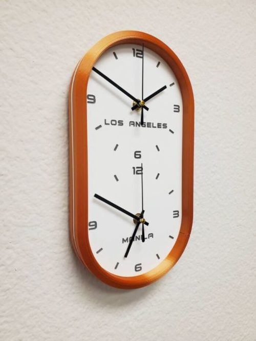Dual wall clock" cute surprises for long-distance girlfriend