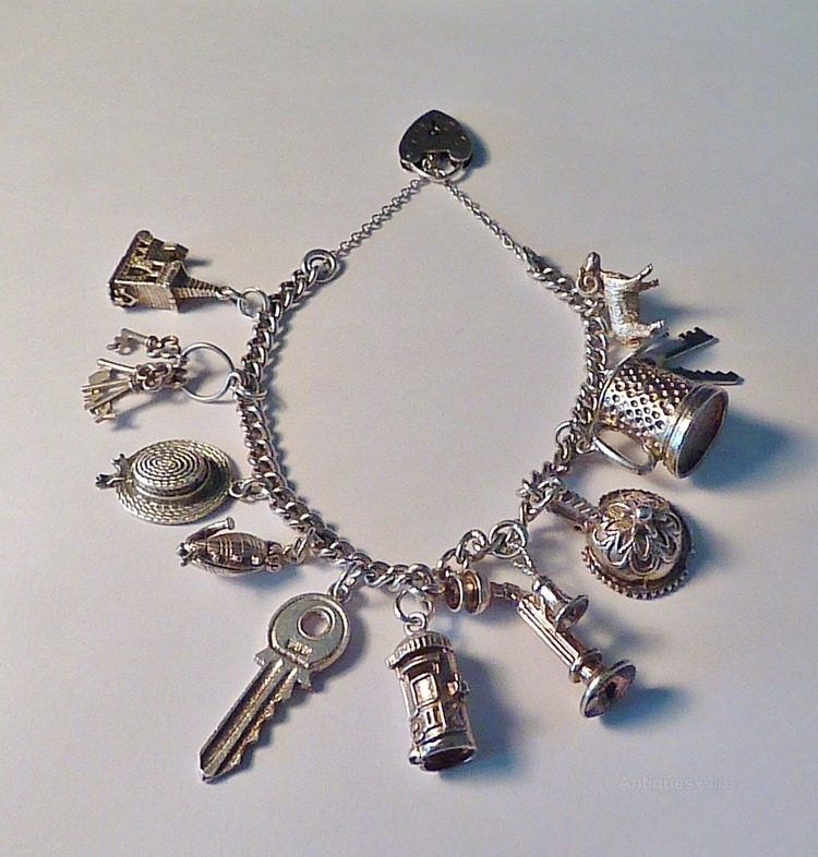 Mother’s day gifts for wife - Vintage charm bracelet