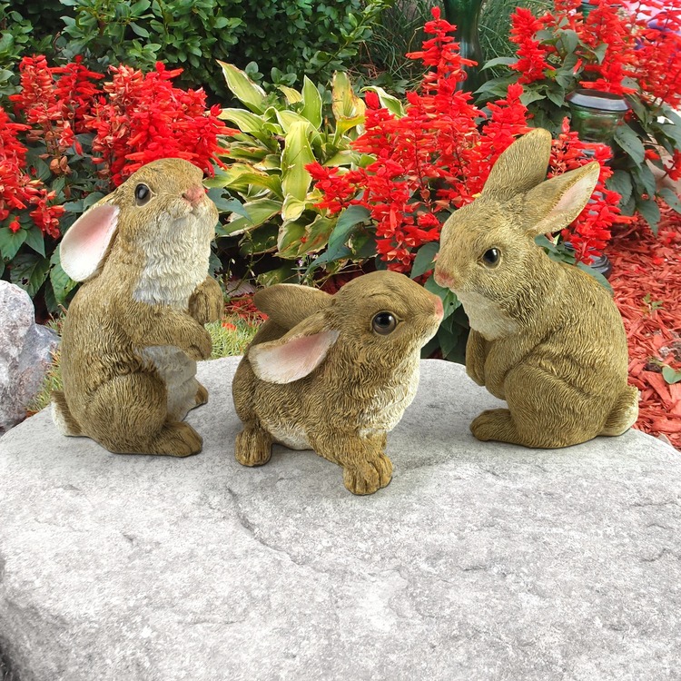 Mother’s day gifts for wife - Cute garden bunnies